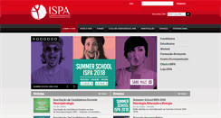 Desktop Screenshot of ispa.pt