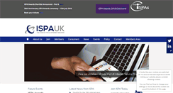 Desktop Screenshot of ispa.org.uk