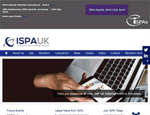 Tablet Screenshot of ispa.org.uk